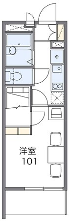 レオパレス谷中の物件間取画像